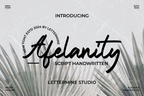 Afelanity Font for Elegant Design