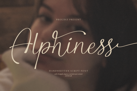 Alphiness Font for Elegant Design