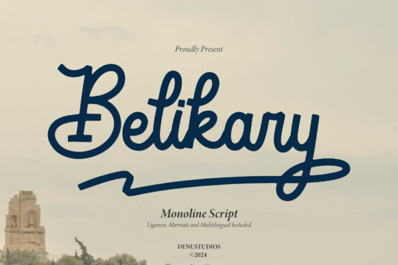 Belikary: A Stylish Script Font for Modern Publishing