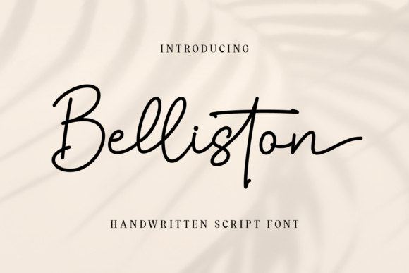 Belliston Font for Creative Makers