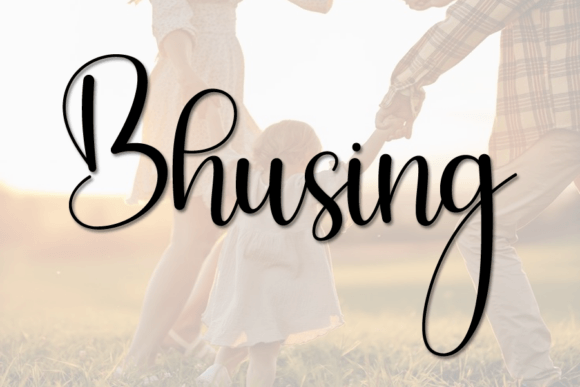 Bhusing Font: A Handwritten Script for Brand Identity