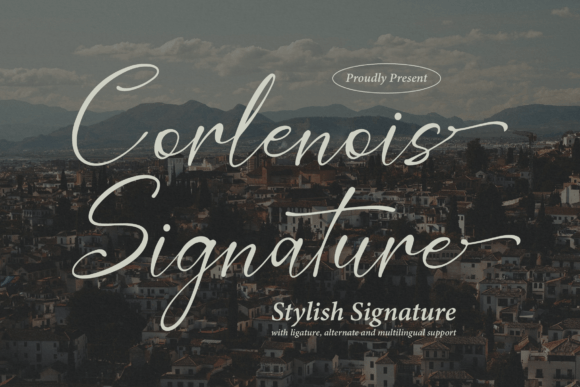Corlenois Signature Font