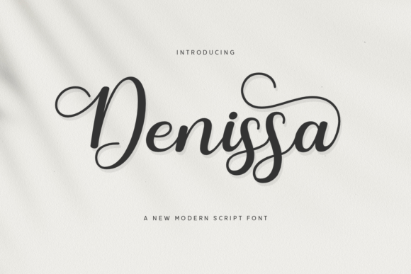 Denissa: A Bold Script Font