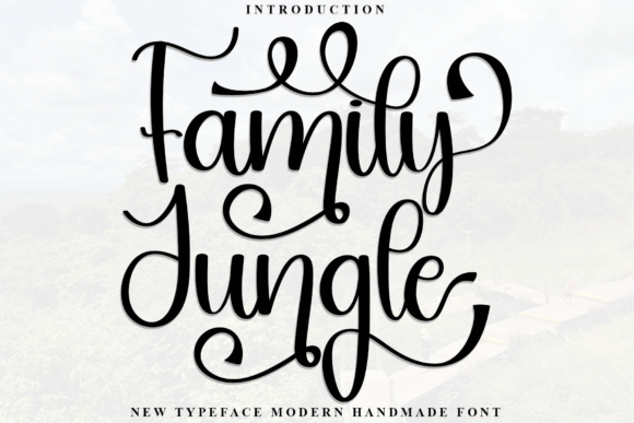 Family Jungle Font for Warm and Playful Brand Campaigns