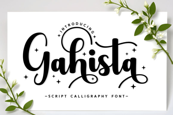 Gahista: A Bold Script Font for Memorable Campaigns