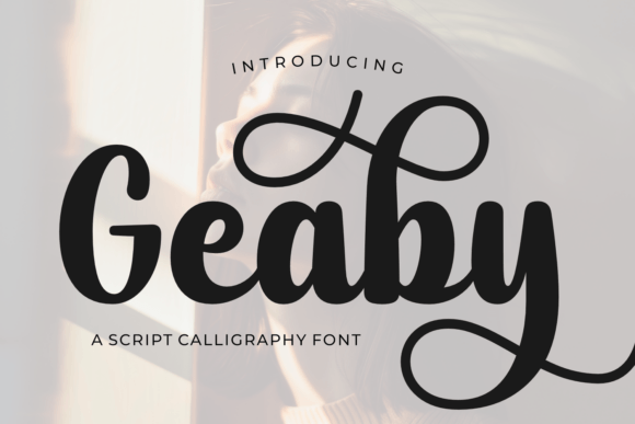 Geaby Font: Elevating Script Typography in Editorial Design