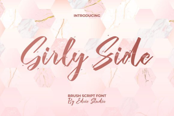 Girly Side: A Playful Script Font for Editorial Elegance
