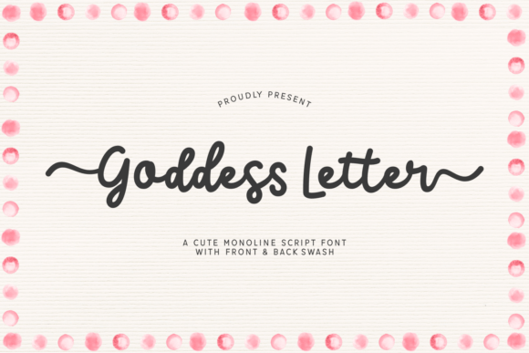 Goddess Letter Font: A Divine Script for Powerful Campaign Headlines