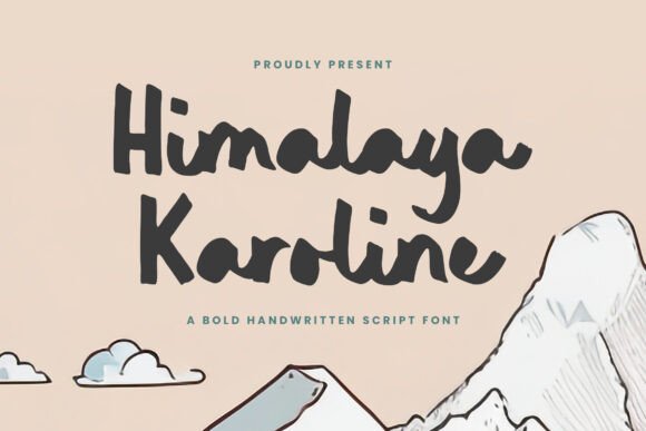 Himalaya Karoline Font for Creative and Commercial Projects