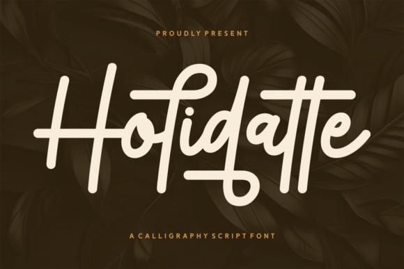 Holidatte Script Font for Festive and Handmade Creations