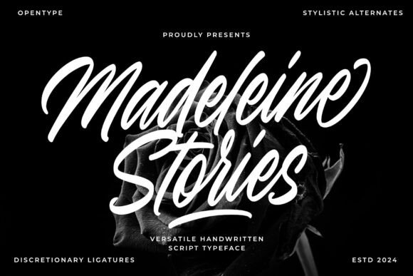 Madeleine Stories: A Script Font That Elevates Your Message