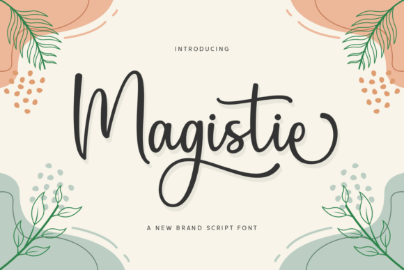Magistie Font for Small Business Branding