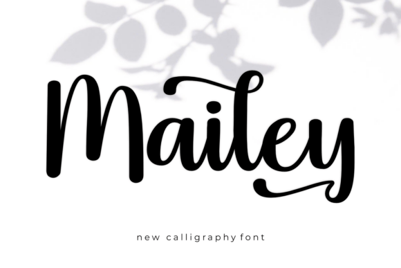 Mailey Font: A Bold Script for Stylish Web Design