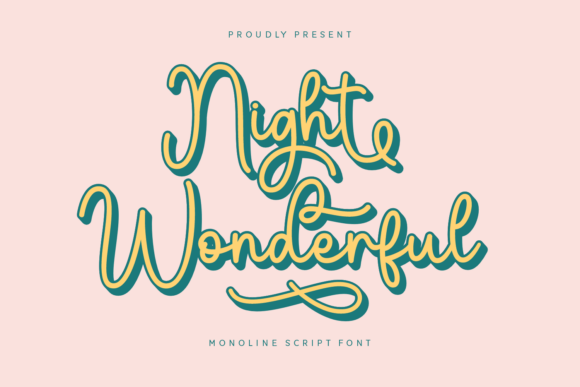 Night Wonderful Font: A Playful Script for Branding