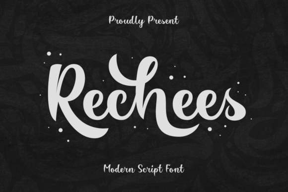 Rechees Font: A Playful Script for Lively Branding