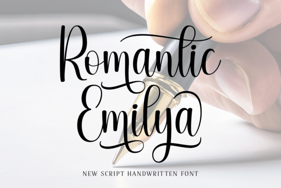 Romantic Emilya Font Review: A Soft Script for Elegant Branding