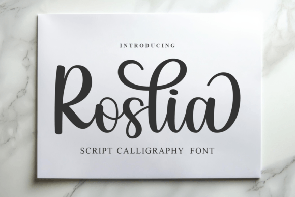 Roslia: A Bold Script Handwritten Font for Elegance and Versatility