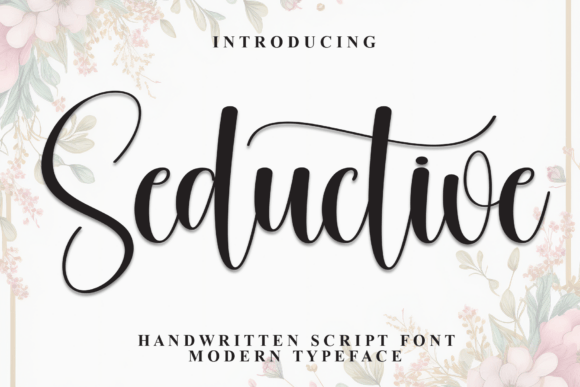 Seductive Font: Elegant Script for Campaign Design