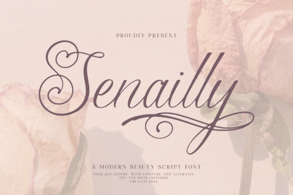 Senailly: A Stylish Script Font