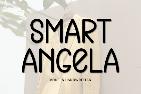 Smart Angela Font: A Handwritten Script for Editorial Design