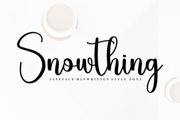 Snowthing Font: A Bold Script for Memorable Brand Content
