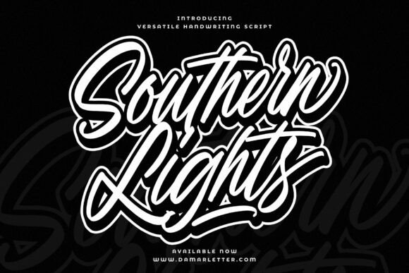 Southern Lights Font: A Warm Script for Editorial Elegance