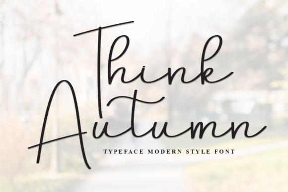 Think Autumn Font for Elegant Branding