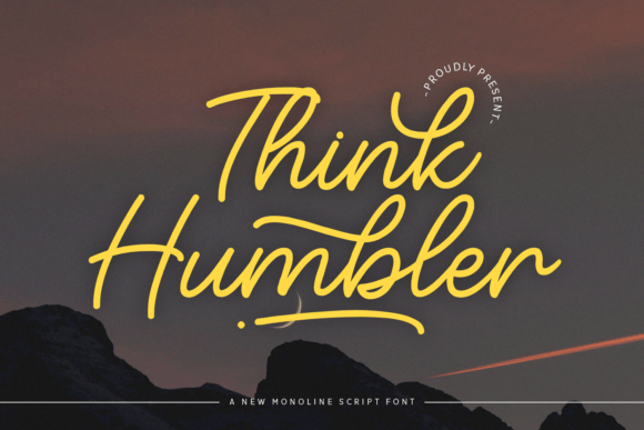 Think Humbler: A Script Font for Modern Web Design