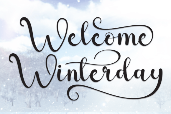 Welcome Winterday Font for Professional and Memorable Branding