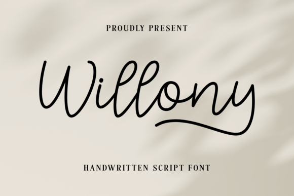 Willony: The Handwritten Script Font for Stronger Campaigns