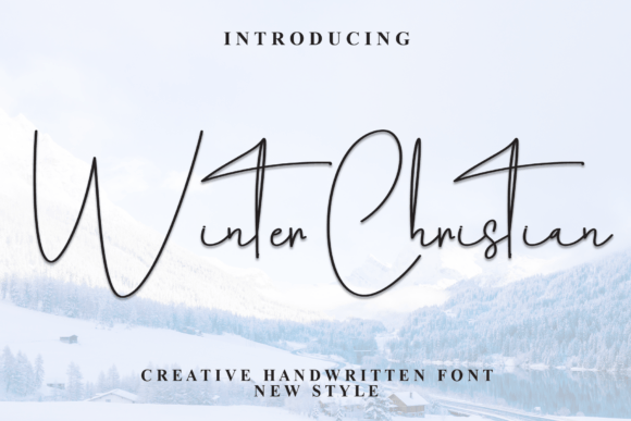 Winter Christian Font for Business Branding and Design