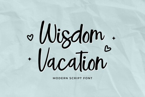 Wisdom Vacation Font for Elegant Branding