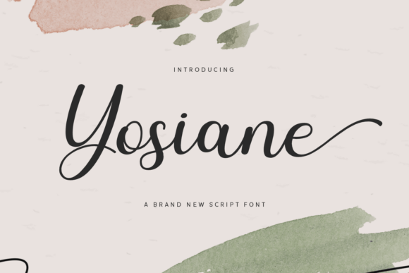 Yosiane Font: A Stylish Script for Captivating Campaigns